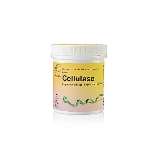 CELLULASE-pulver, cellulosenzym, TÖUFOOD, 100 g