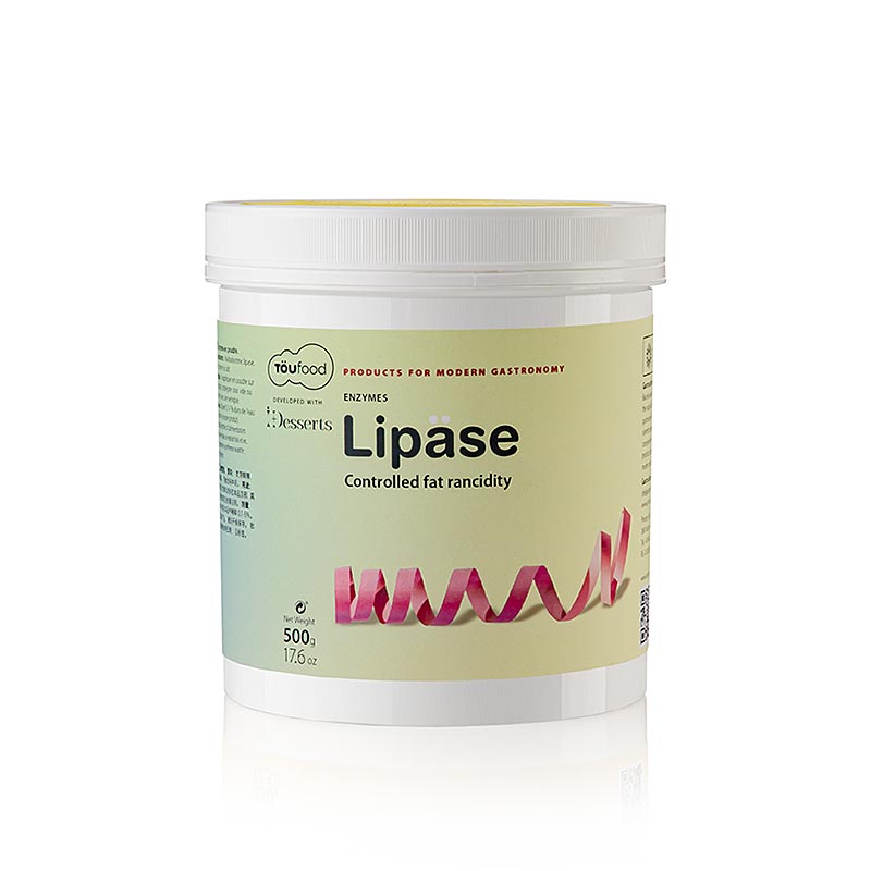 LIPASE pulver, lipasenzym, 500 g, TÖUFOOD, 500 g