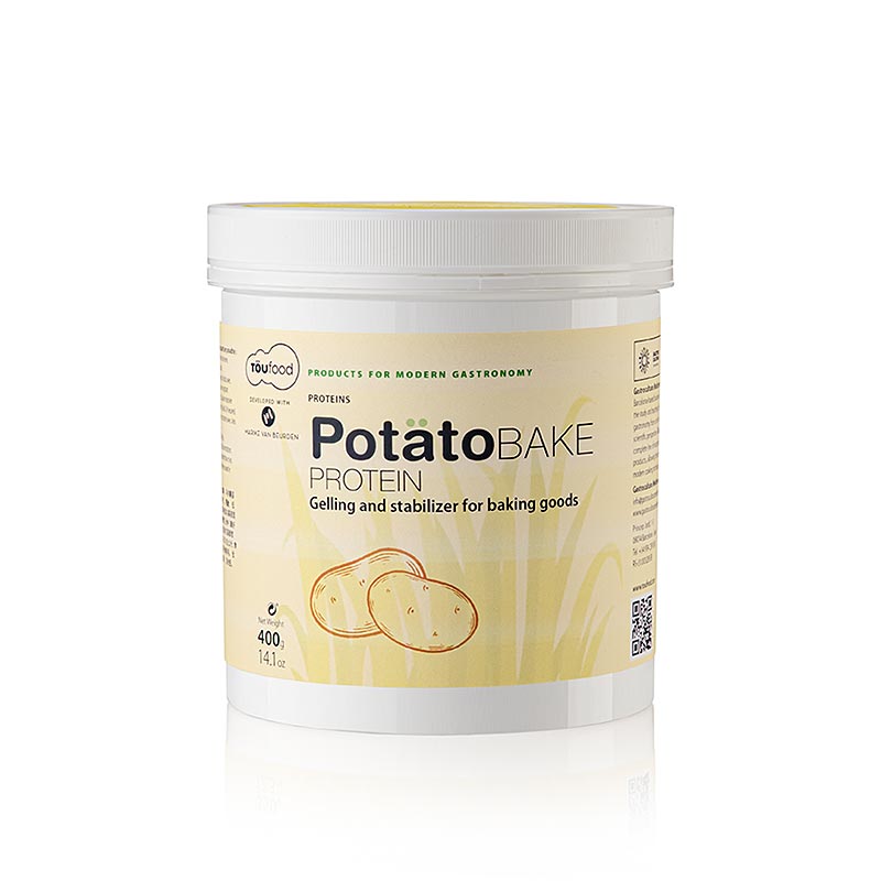 POTATO BAKE PROTEIN, potatisprotein för bakverk, 400 g, TÖUFOOD, 400 g