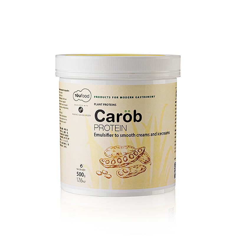 CAROB PROTEIN, johannesbrödprotein, 500 g, TÖUFOOD, 500 g