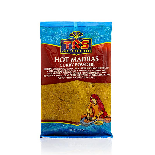 Currypulver – Hot Madras, stark, 100 g
