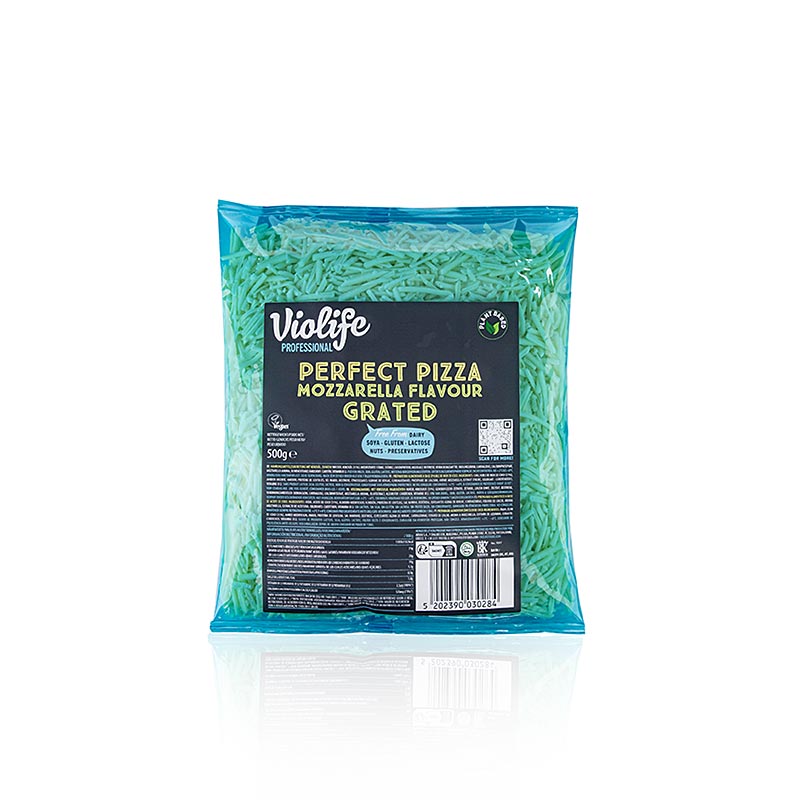 Violife – Perfect Pizza, riven, vegansk ostersättning med mozzarellasmaksättning, 500 g