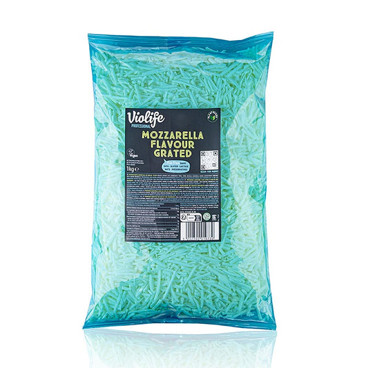 Violife – Mozzarellasmak, riven, vegansk ostersättning, 1 kg