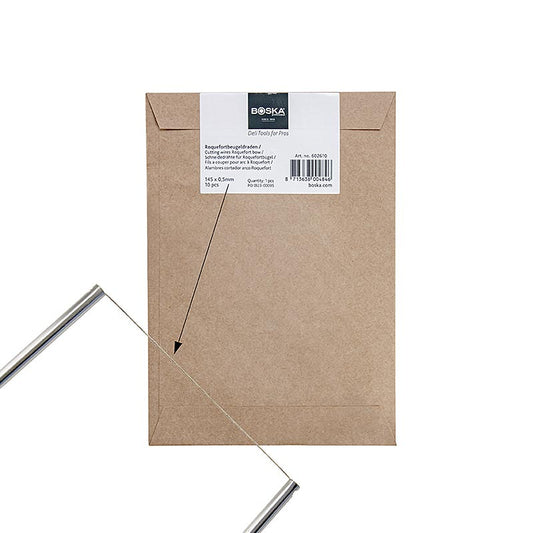 Ersättningstrådar till Roquefortbåge (trådskärare/osttråd) 14 cm, 10 st
