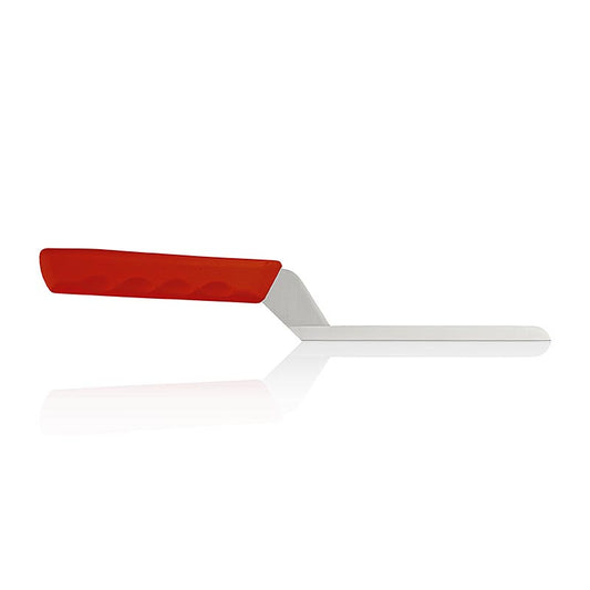 Briemesser (mjukostkniv), slät, 15 cm, rött handtag, 1 st