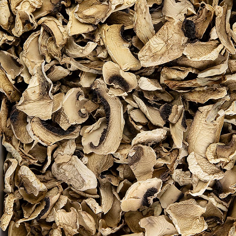 Champignons, skivor, torkade, 1 kg