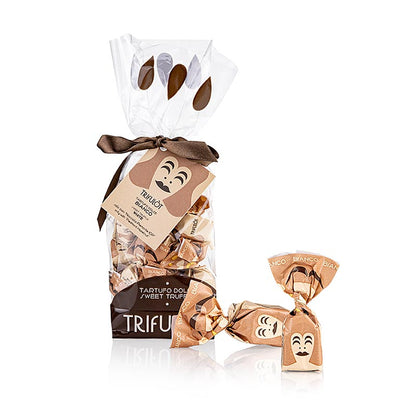 Tartuflanghe Mini-tryffelpraliner "trifulòt", vit choklad, ca 7 g 180 g