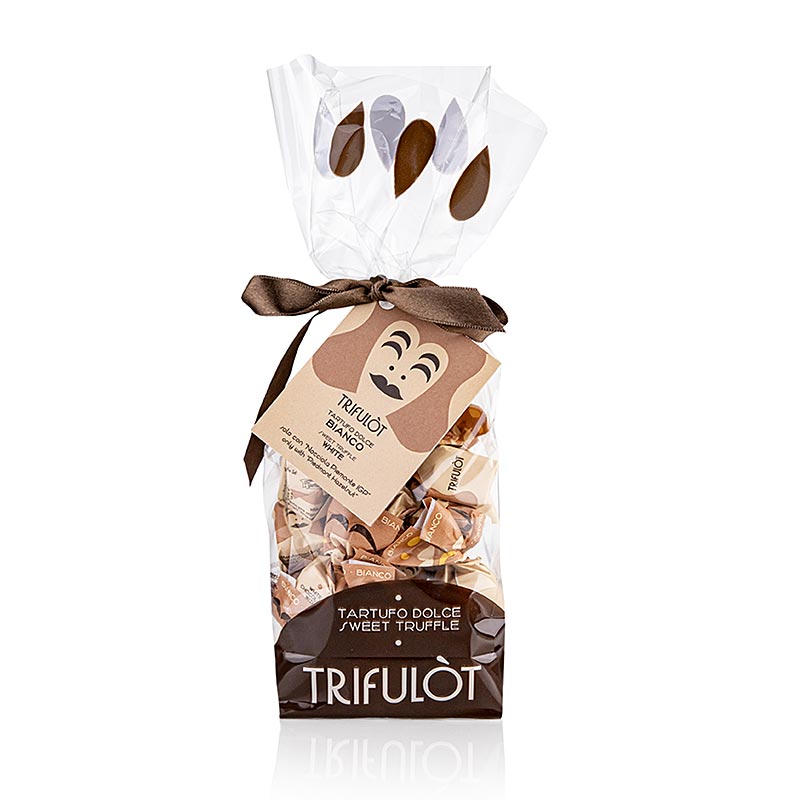 Tartuflanghe Mini-tryffelpraliner "trifulòt", vit choklad, ca 7 g 180 g