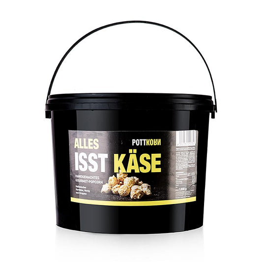 Pottkorn – Alles Isst Käse, popcorn med hårdost, honung och oregano, 1 kg