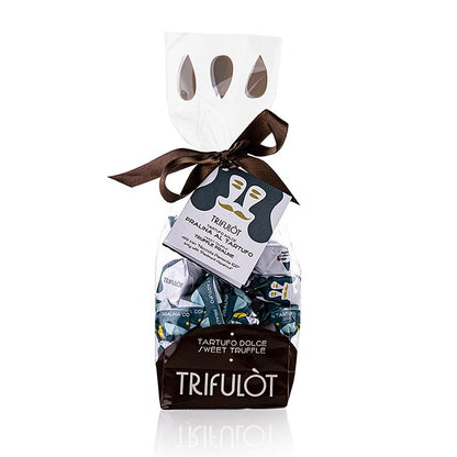 Tartuflanghe Mini-tryffelpraliner "trifulòt", Dulcis Tuber, sommartryffel (teal), 180 g