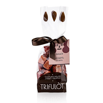 Tartuflanghe Mini tryffelpraliner "trifulòt", Amaretto (röd), ca 7 g 180 g