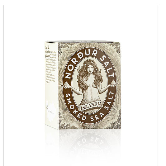 NORDUR isländska saltflingor, rökt, 100 g