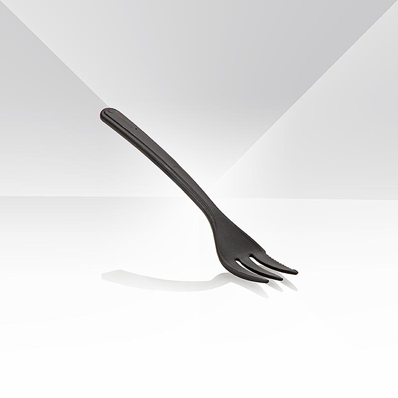 Haval Circulware snackgaffel, 13 cm, svart, extra stabil, PP-MF, 50 st
