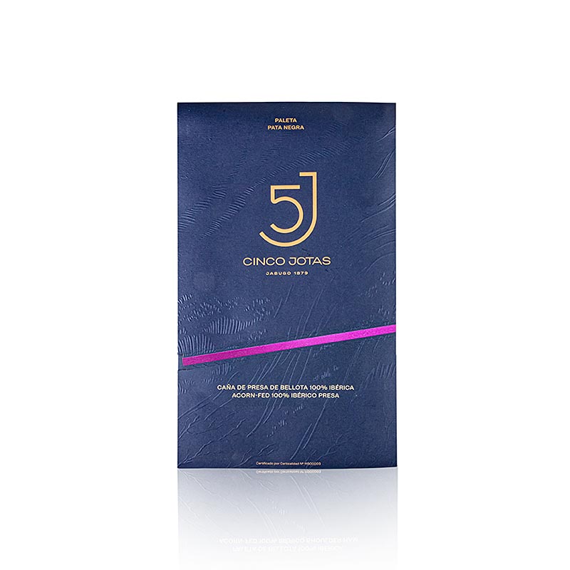Cinco Jotas – 100 % ekollonfodrad iberisk PRESA (nacke), handskuren, 70 g