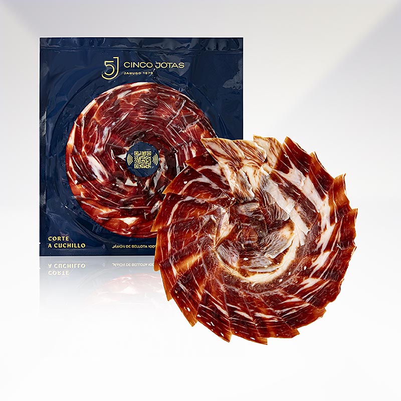 Cinco Jotas – 100 % ekollonfödd iberisk skinka, handskuren, 80 g