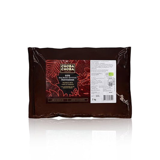 Huayabamba, 60 % bitter couverture, callets, Choba Choba, ekologisk, 2 kg