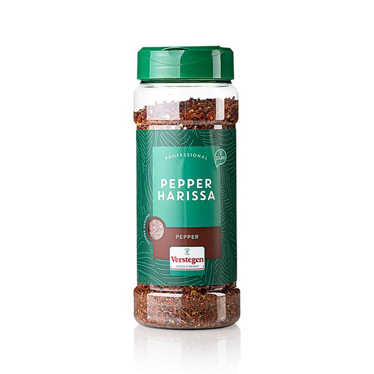 Pepper Harissa grovmalen ren, kryddblandning med paprika, Verstegen, 270 g