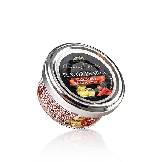 Perles D´Huile – olivoljekaviar med chili, pikanta pärlor av olivolja (sfäriska), 45 g