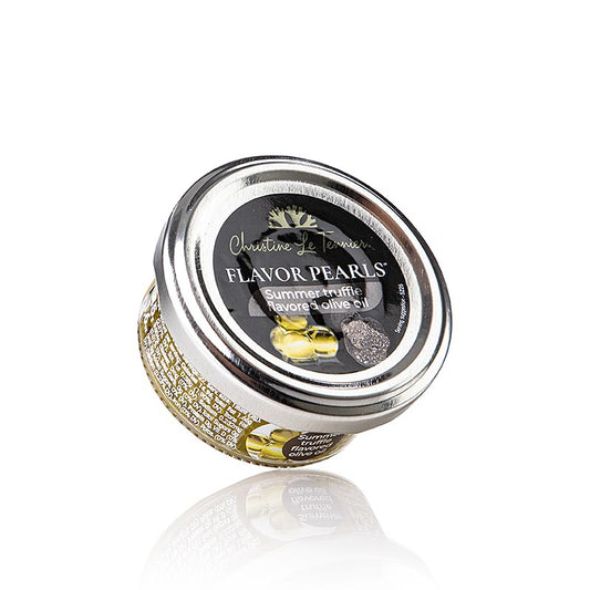Perles D´Huile – Olivoljekaviar med tryffel, olivoljeperlor (sfäriska), 45 g
