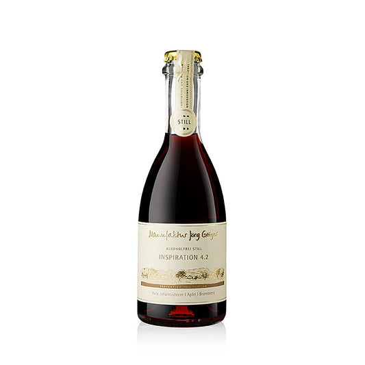 Jörg Geiger "Inspiration 4.2" – Rödvinbär, äpple, björnbär, stilla, alkoholfri, 375 ml
