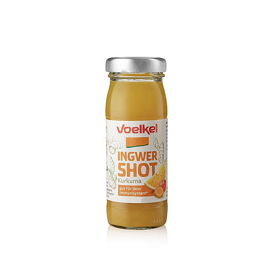 Voelkel – Ingefära & gurkmeja-shot, ekologisk, vegansk, 95 ml