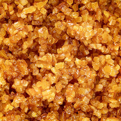 Orangeat, kanderade apelsinkuber, finhackade, 3 x 3 mm, 1 kg