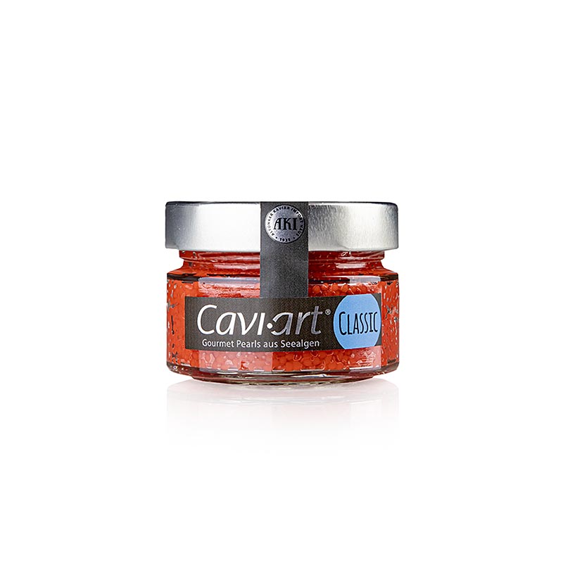 Cavi-art® Algkaviar, fiskromssmak, vegetarisk, 100 g
