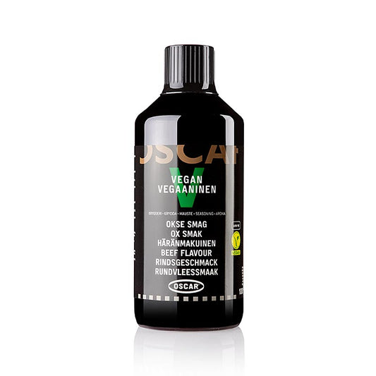 Oscar koncentrat med nötköttssmak, flytande, vegansk, glutenfri (för ca 10 l, 1 l