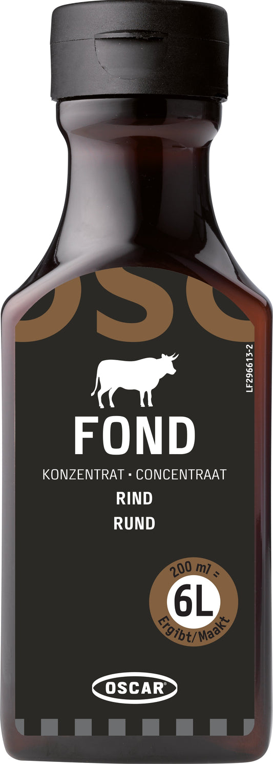 Oscar koncentrat – nötköttsbuljong, flytande, glutenfri (för ca 6 l), 200 ml
