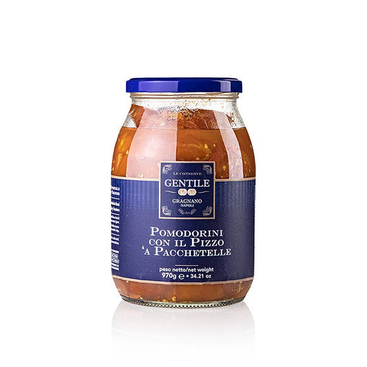 Pomodorini Pizzo Pacchetelle, körsbärstomater, Pastificio Gentile Gragnano, 970 g