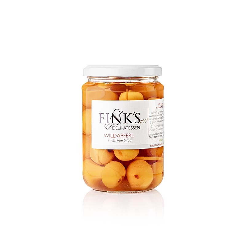 Vildäpplen, i stark sirap, Fink´s Delikatessen (vildäpplen), 375 g