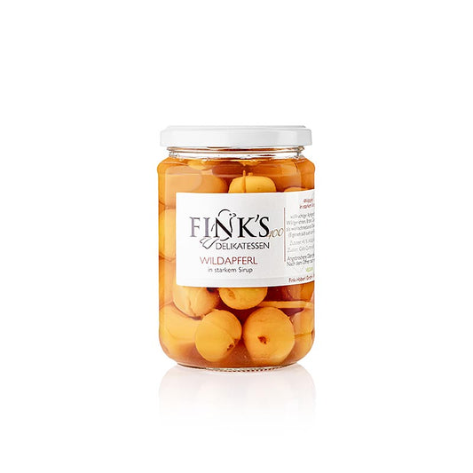 Vildäpplen, i stark sirap, Fink´s Delikatessen (vildäpplen), 375 g