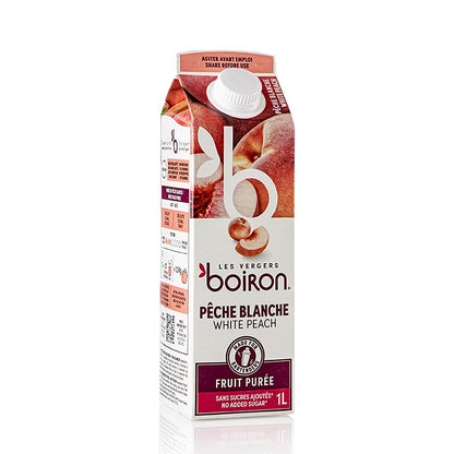 Boiron vit persikopuré, pastöriserad, 1 l