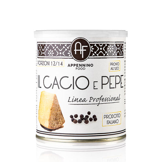 Cacio e pepe – ost- och pepparsås, Appennino, 800 g