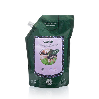 Adamance svarta vinbär (Cassis), osötad, pastöriserad, 1 kg