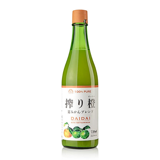 Daidai-juice & Natsumikan (bitter apelsin), 100 % citrusfruktjuice, Japan, 720 m