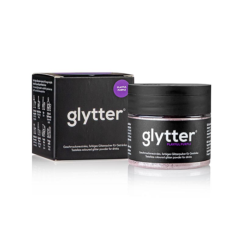 glytter "Playful Purple", livsmedelsglitterpulver, (lila/violett), 10 g