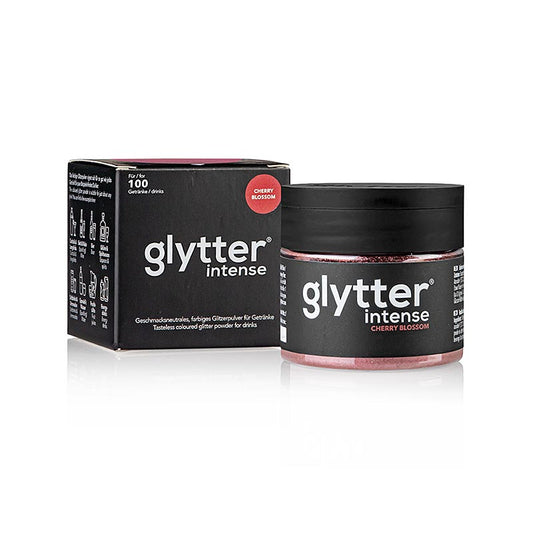 glytter "intense Cherry Blossom", livsmedelsglitterpulver, (röd), 10 g