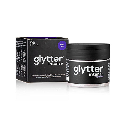glytter "intense Purple Rain", livsmedelsglitterpulver, (lila/violett), 10 g