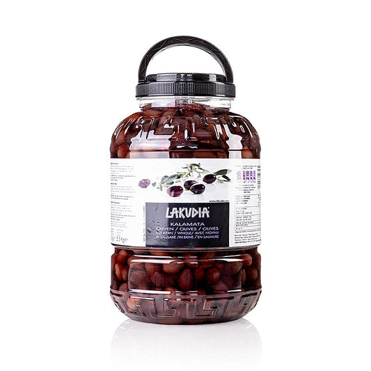 Kalamata-oliver "Jumbo", med kärna, Lakudia, 5,5 kg