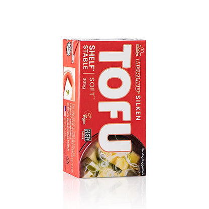 Silketofu, mjuk, röd, Mori-Nu / Morinaga, 305 g