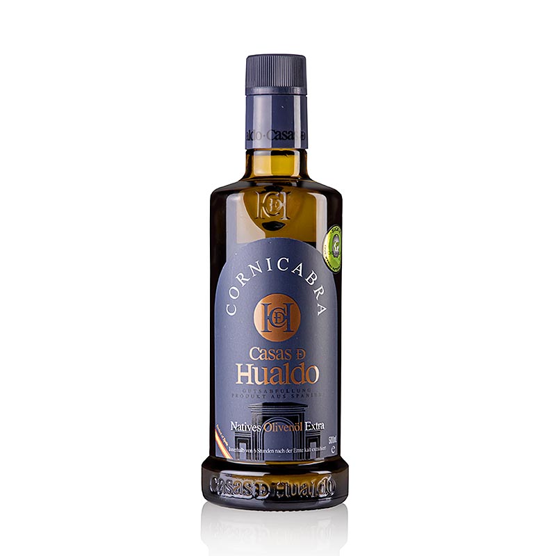 Extra jungfruolja Casas D Hualdo, 100 % CORNICABRA, Spanien, 500 ml