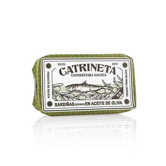 Sardiner, XOUBAS, hela, i olivolja, Catrineta, 81 g