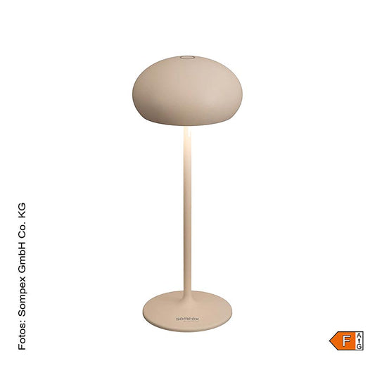 Bordslampa "PEBBLE", med batteri, 23x9,2 cm, 1 St
