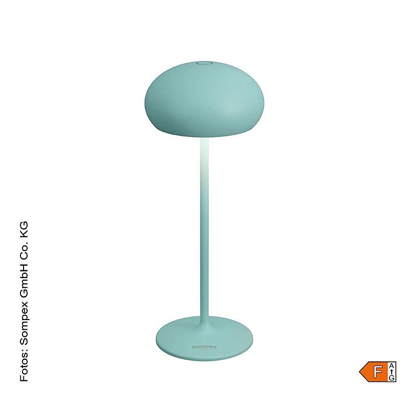 Bordslampa "PEBBLE", med batteri, 23x9,2 cm, 1 St
