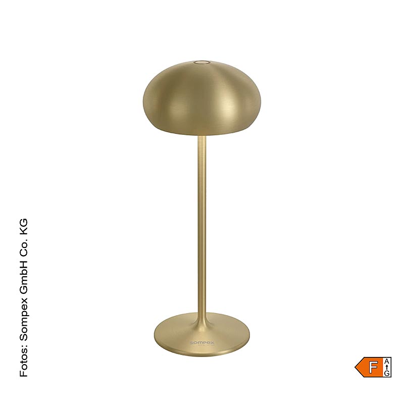 Bordslampa "PEBBLE", med batteri, 23x9,2 cm, 1 St