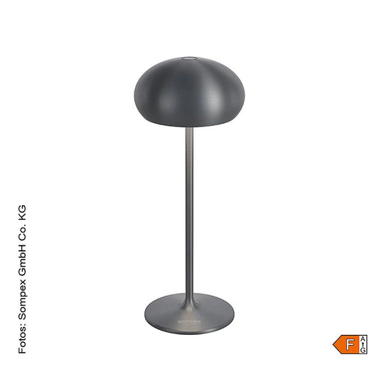 Bordslampa "PEBBLE", med batteri, 23x9,2 cm, 1 St