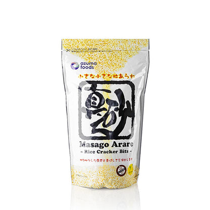 Masago Arare risbollar, neutrala krispiga risbollar, Azuma Foods, 300 g