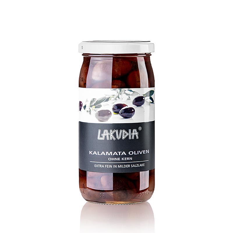 Kalamataoliver, urkärnade, Lakudia, 355 g