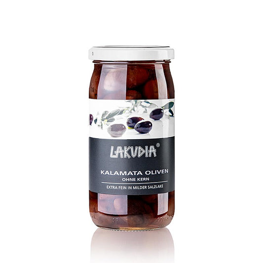 Kalamataoliver, urkärnade, Lakudia, 355 g